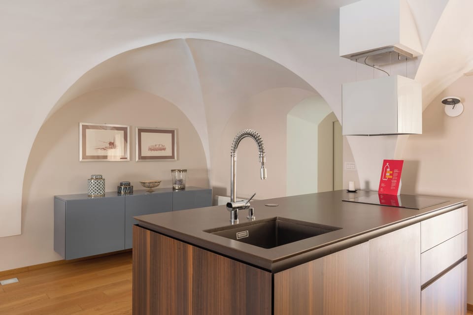 Apartment | Private kitchen | Fridge, oven, stovetop, dishwasher