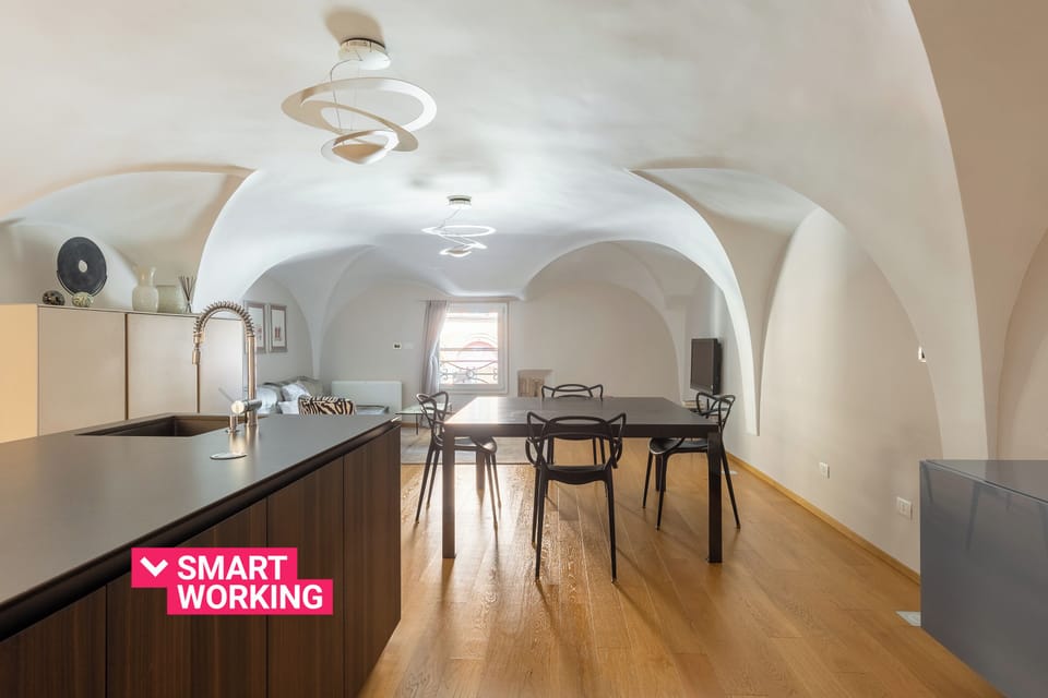 Apartment | Living area | 32-inch flat-screen TV with cable channels