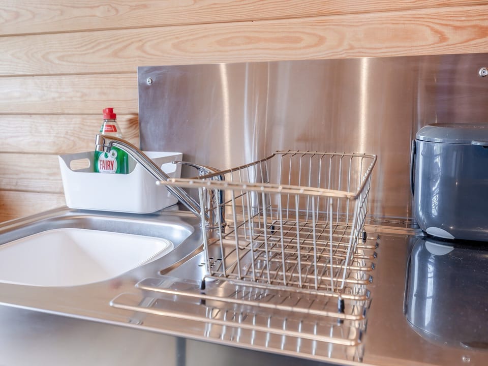 Kitchen area | Pod One - Darnells Luxury Glamping, Ross-on-Wye