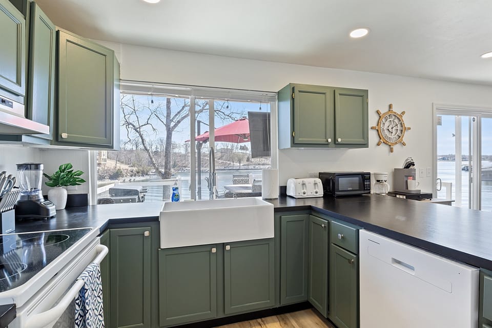 Lake Views From the Kitchen