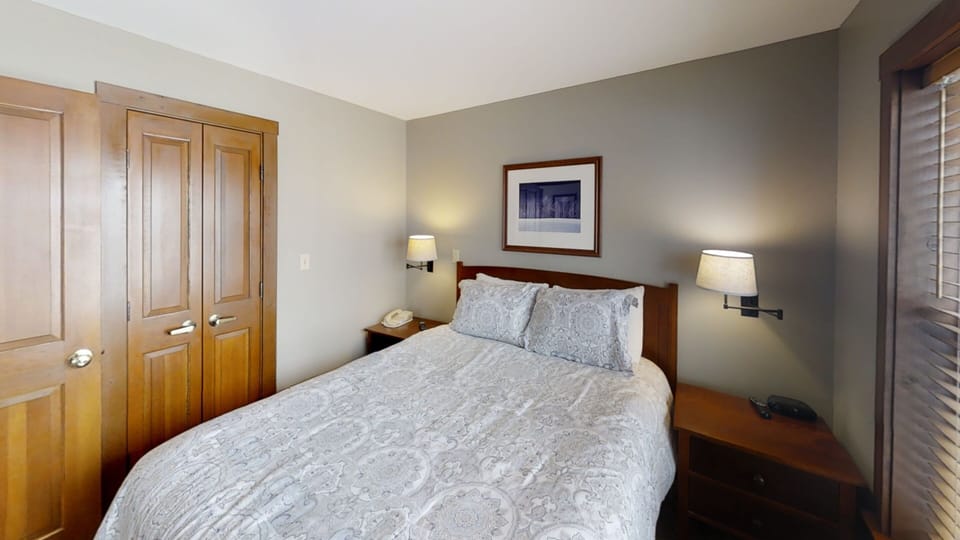 Indoors, Lamp, Furniture, Bed, Cushion