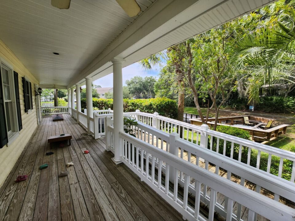 Clubhouse porch