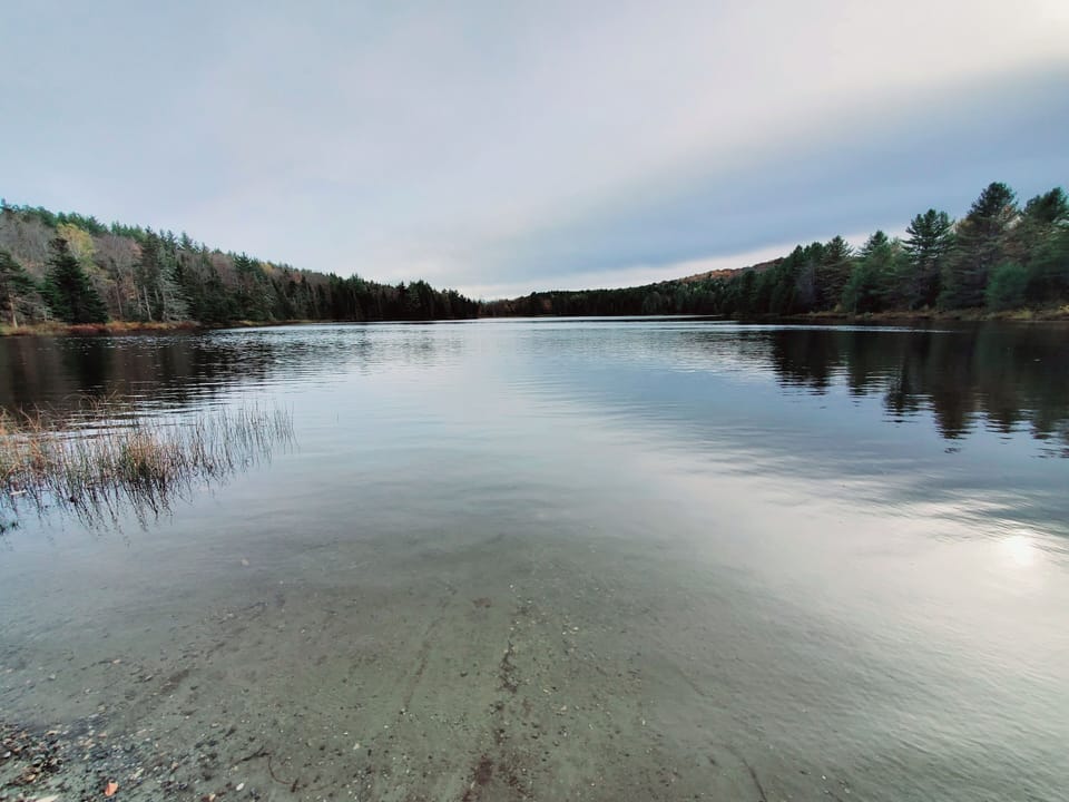 Colby Pond .8 miles away. Great kayaking, huge network of snowmobile trails.