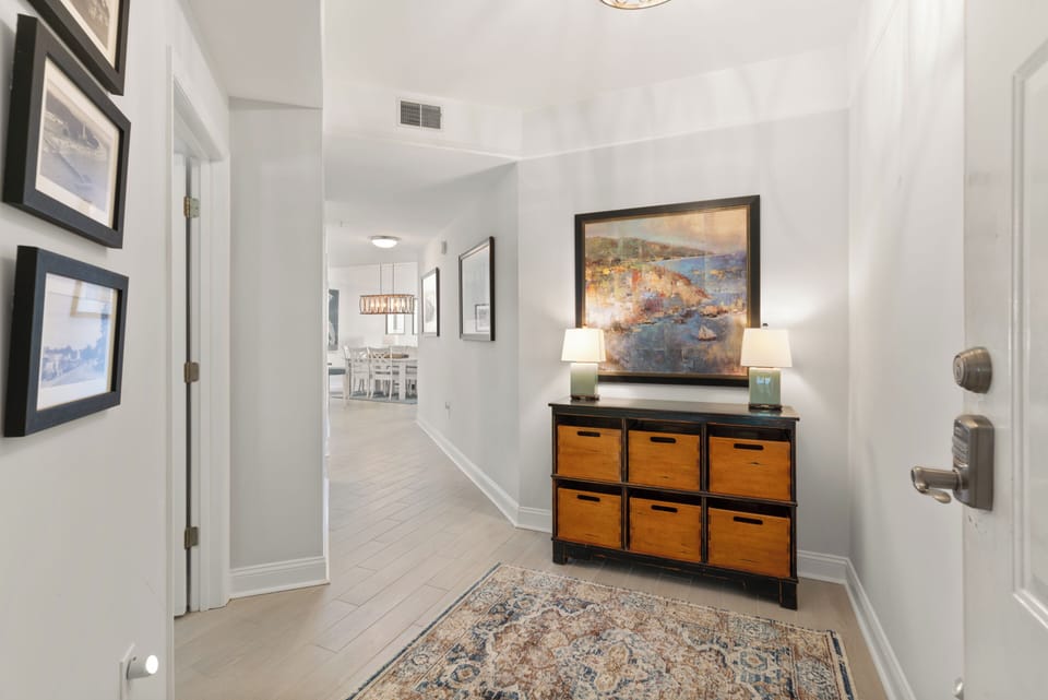 5.  St. Simons Grand 214 - Welcoming foyer into your vacation retreat