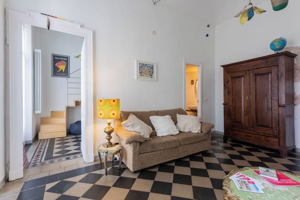 Apartment | Living area | 30-inch flat-screen TV with digital channels
