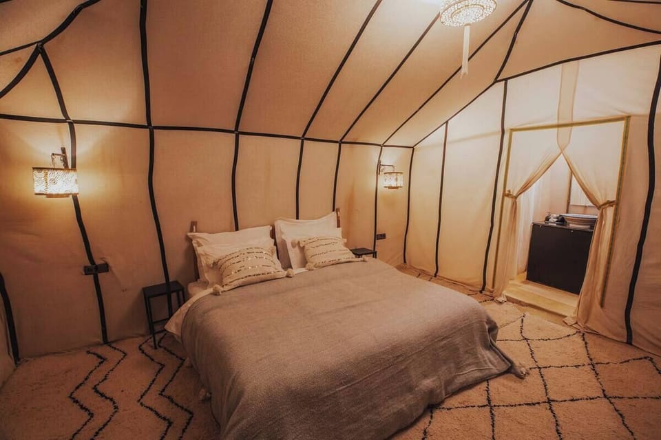 Luxury Double Room, Patio, Desert View | Egyptian cotton sheets, premium bedding, Select Comfort beds
