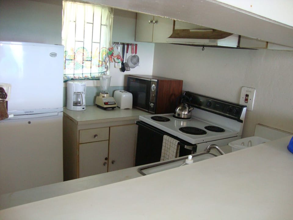 Basic Studio, Ocean View, Beachside | Private kitchen | Microwave, oven, stovetop, cookware/dishes/utensils