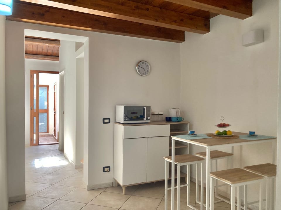 Dining area - provided with Microwave, kettle, coffee machine, fridge