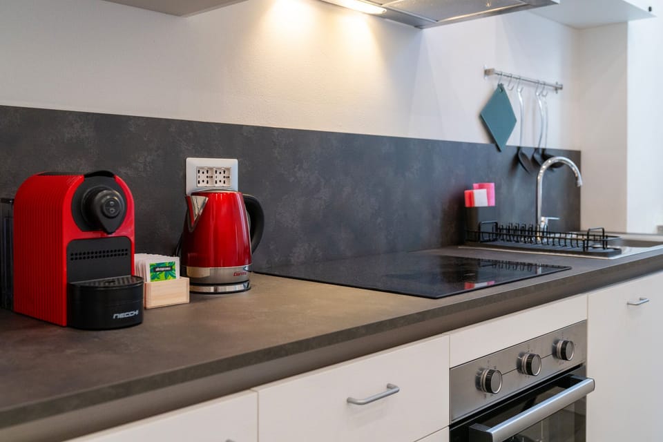 Apartment | Private kitchen | Fridge, oven, stovetop, dishwasher