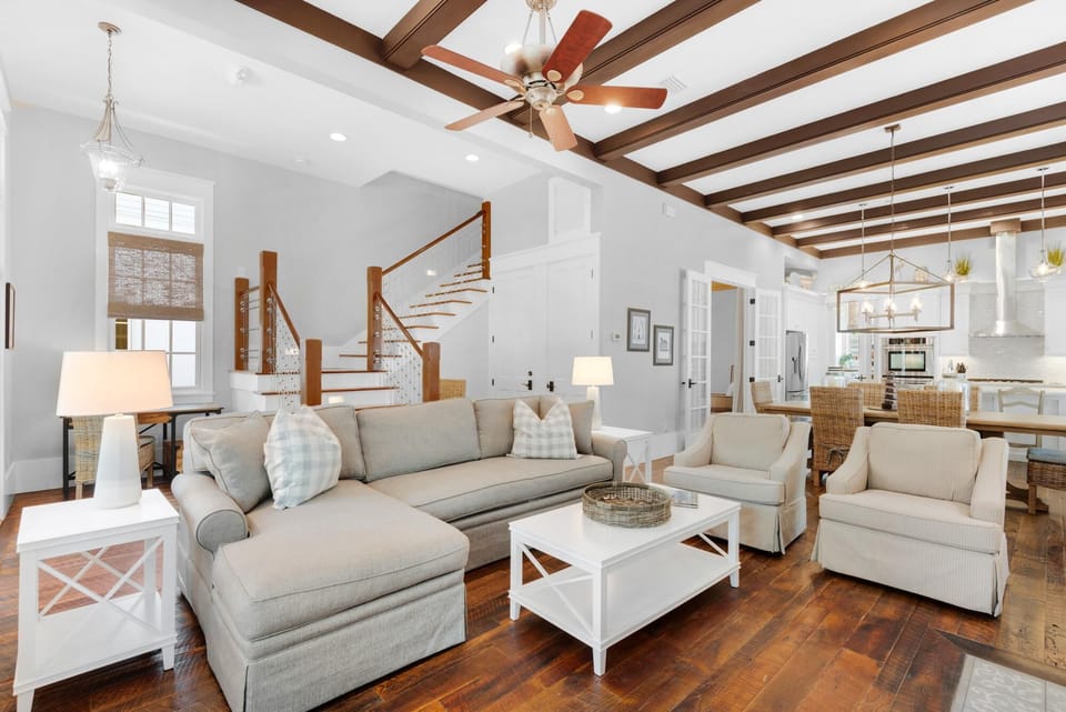 Main Living Area-Stairwell to Second Floor