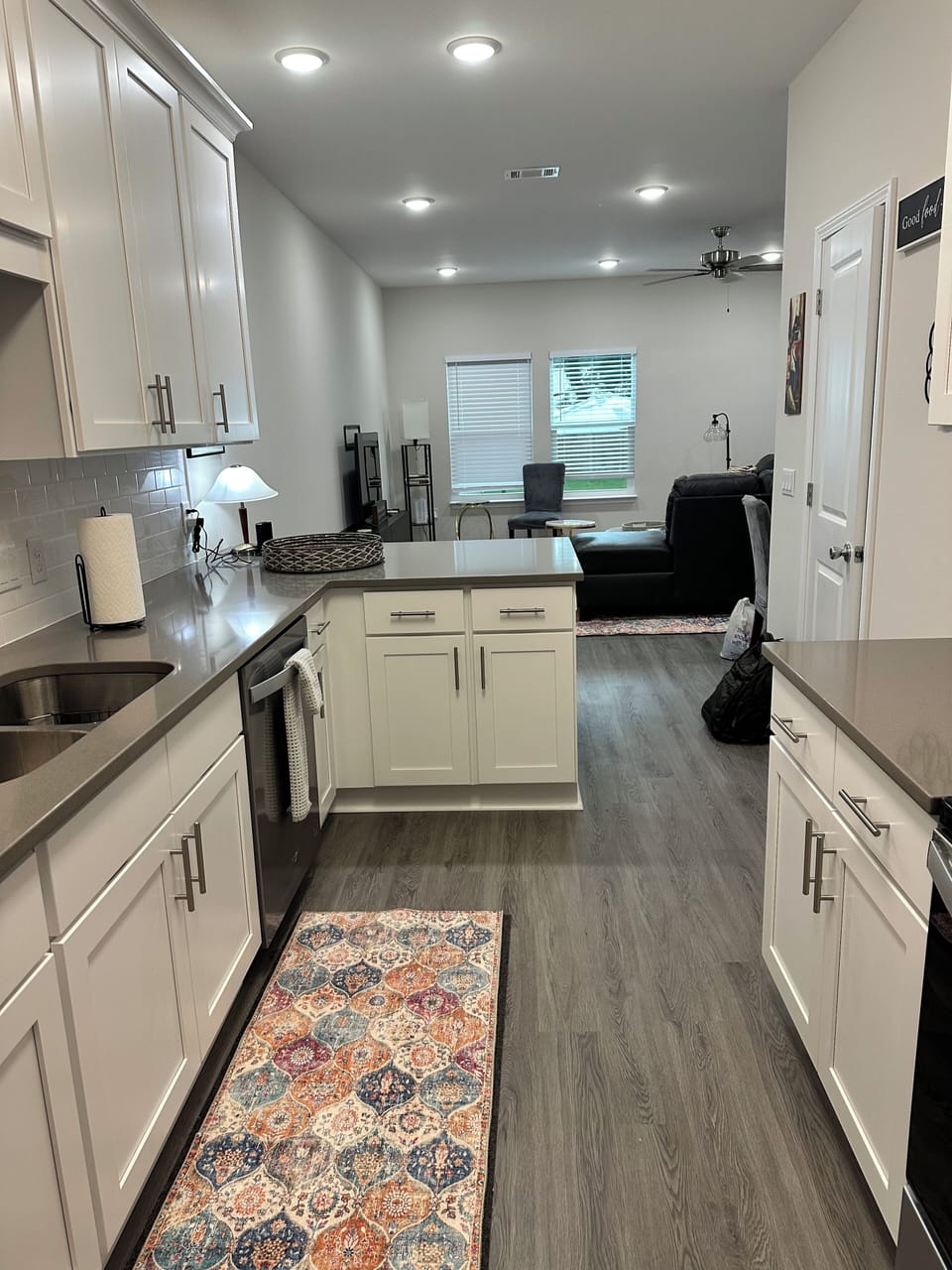 Kitchen well stocked and all new appliances