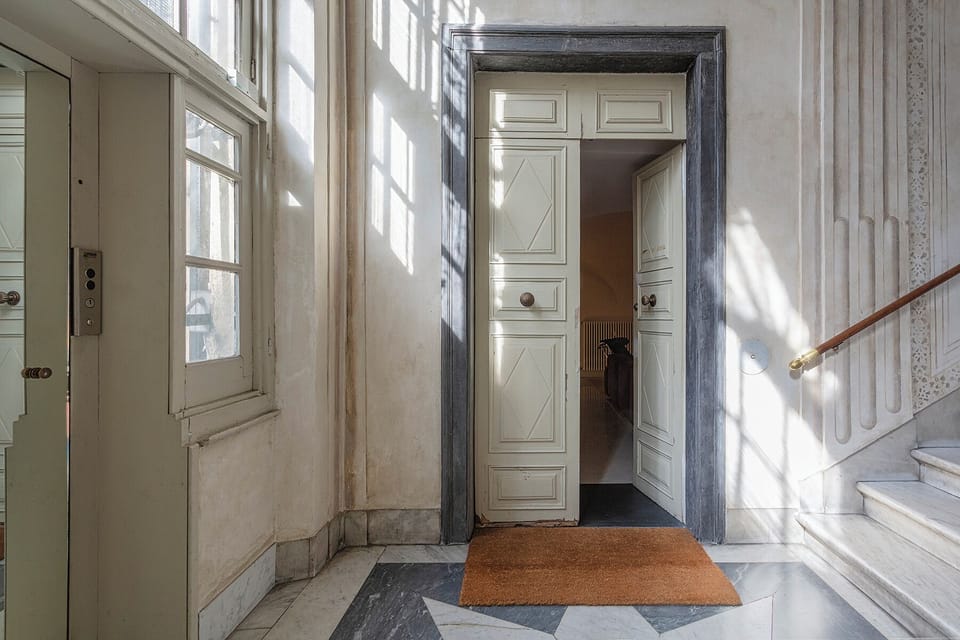 Interior entrance