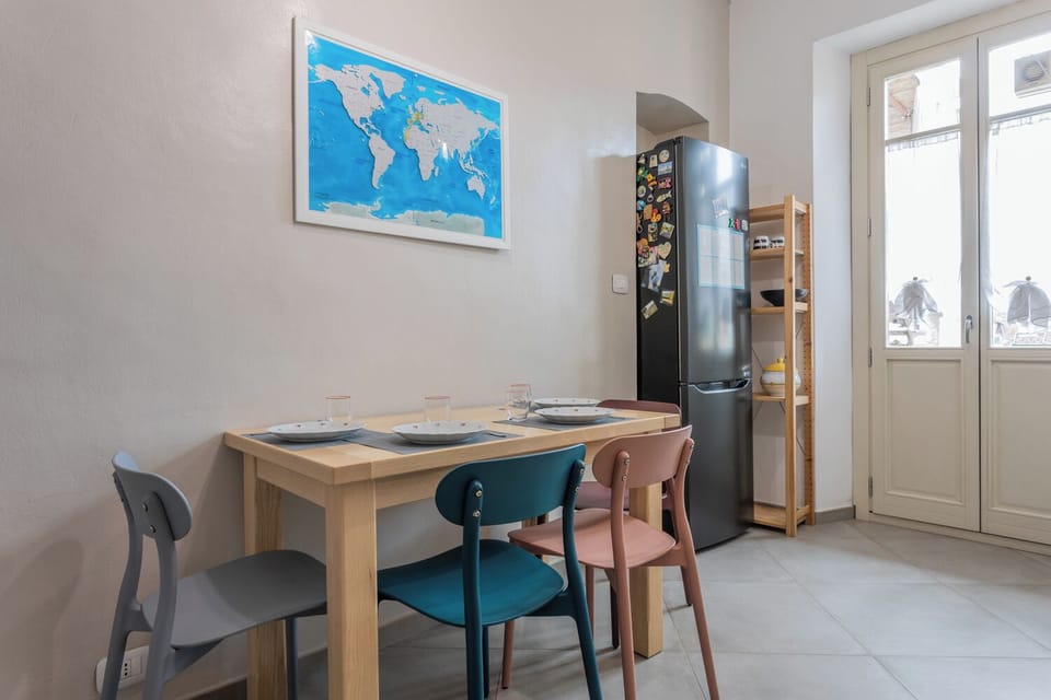 Apartment | Private kitchen | Fridge, microwave, oven, stovetop