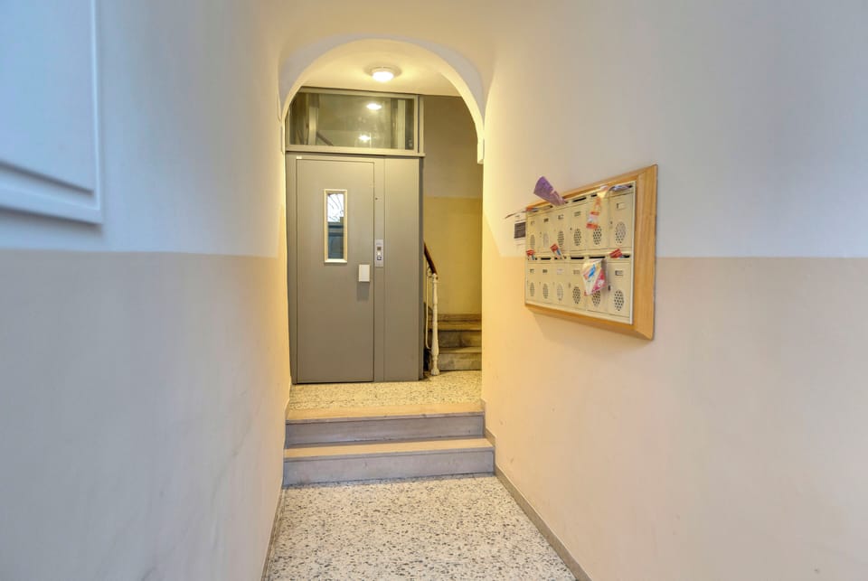 Interior entrance