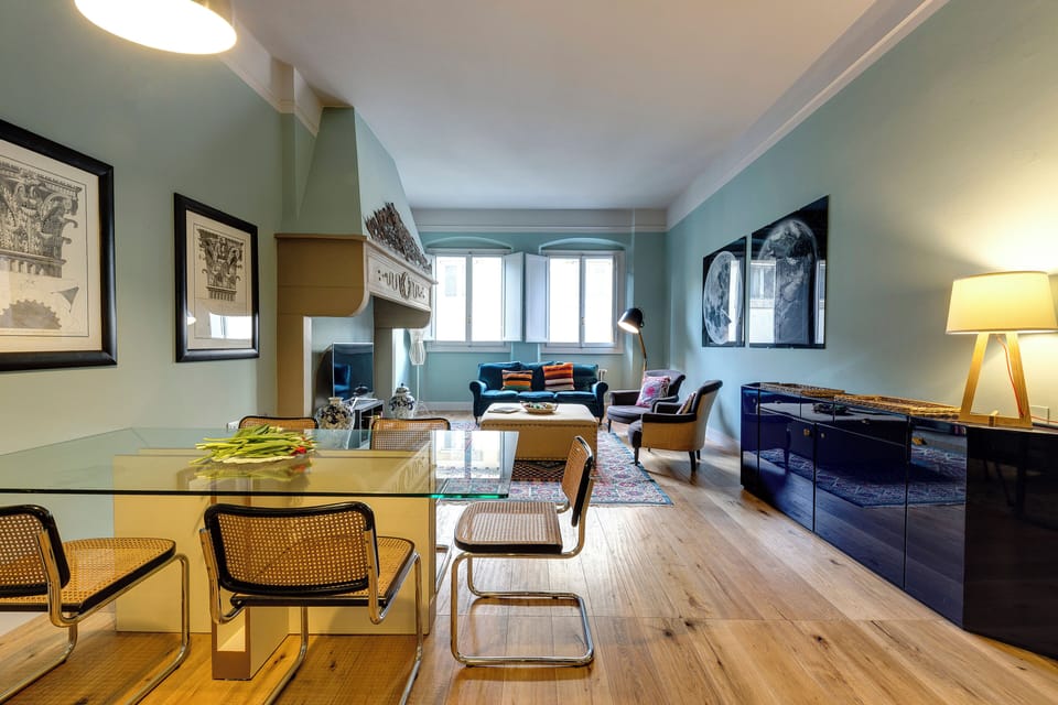 Apartment | Living area | 24-inch flat-screen TV with digital channels