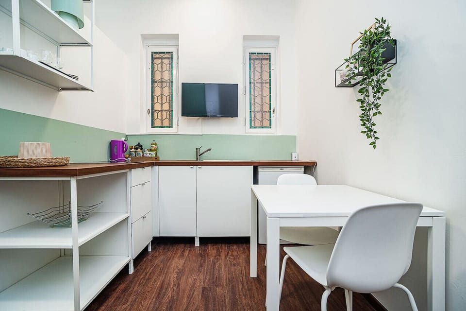 kitchen with table
