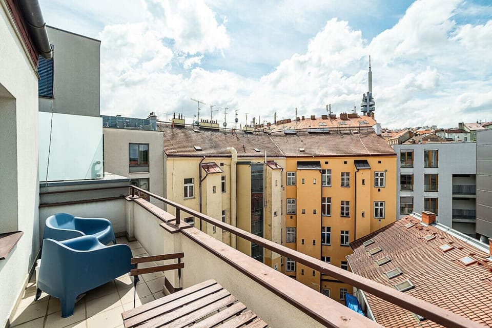 view from balcony