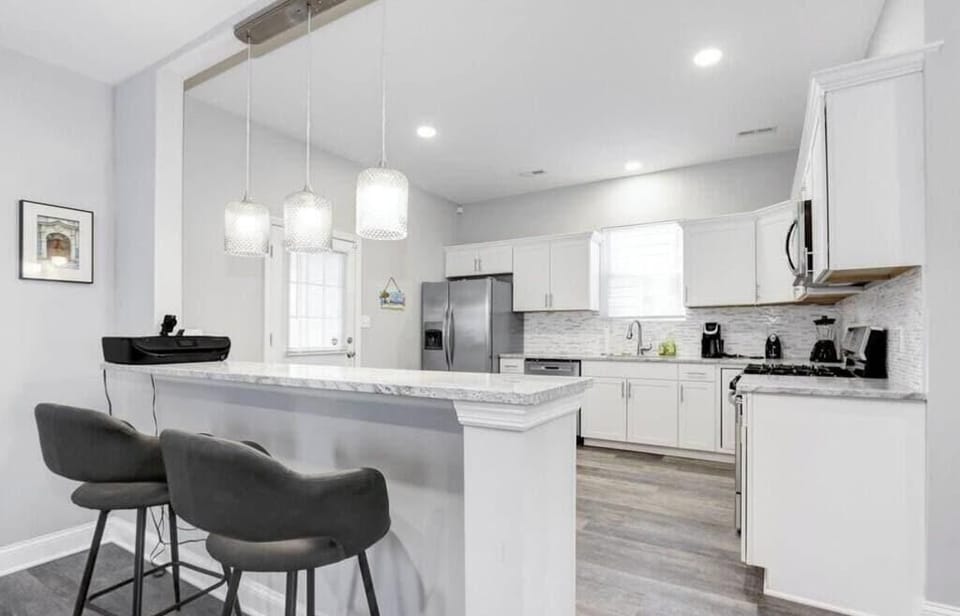 Updated and open kitchen