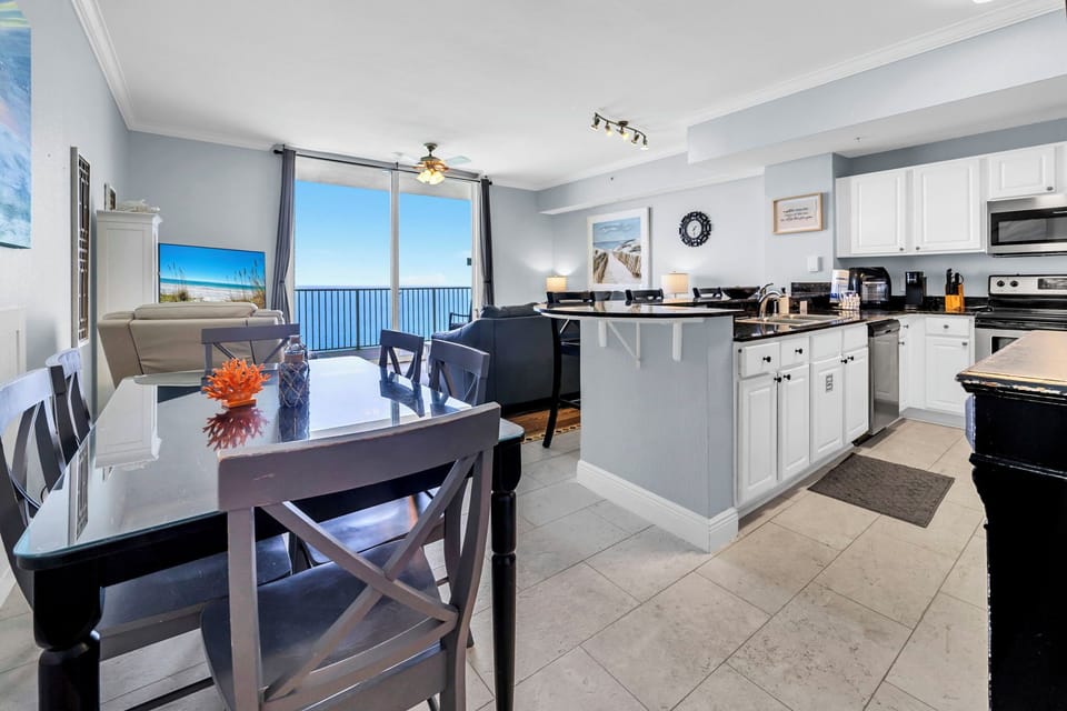 Dining and kitchen