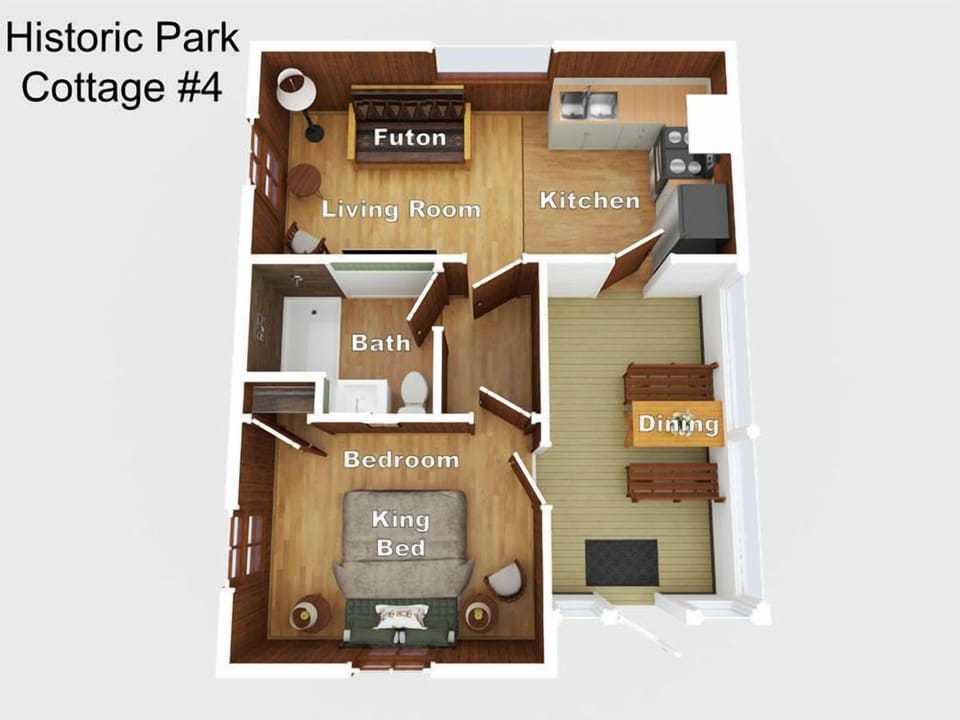 Historic Park Cottage #4