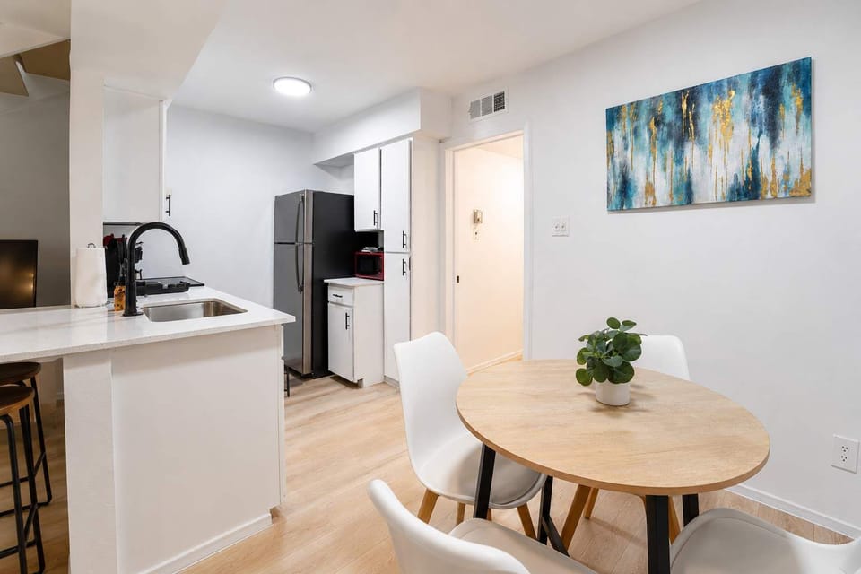 Kitchen and dining area