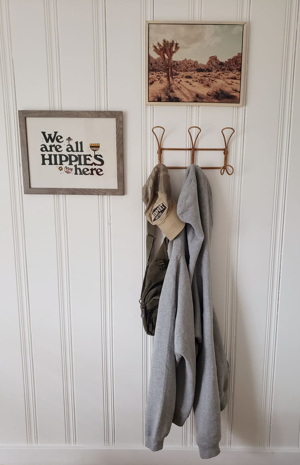 Hooks in Master Bedroom