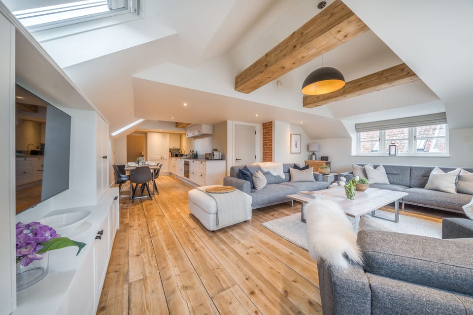 open plan living area