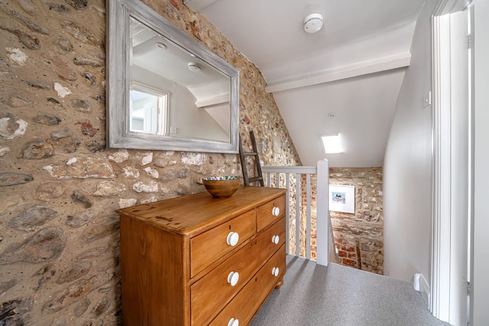 landing at the top of staircase