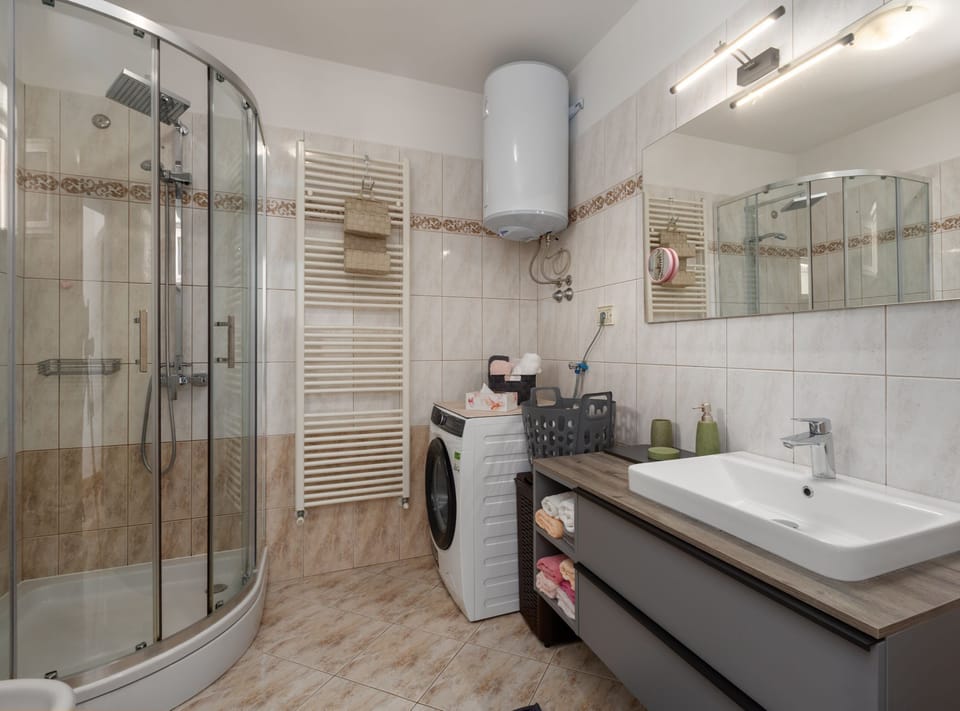 Villa (Villa SABINA - Breg Ivanovci - Three ) | Private kitchen | Fridge