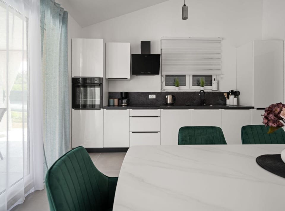 Villa (Villa SABINA - Santalezi - Three Bedr) | Private kitchen | Fridge
