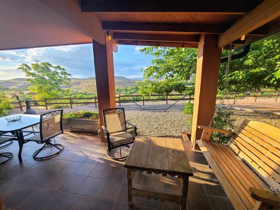 Dine al fresco or just relax and watch the sunset!
