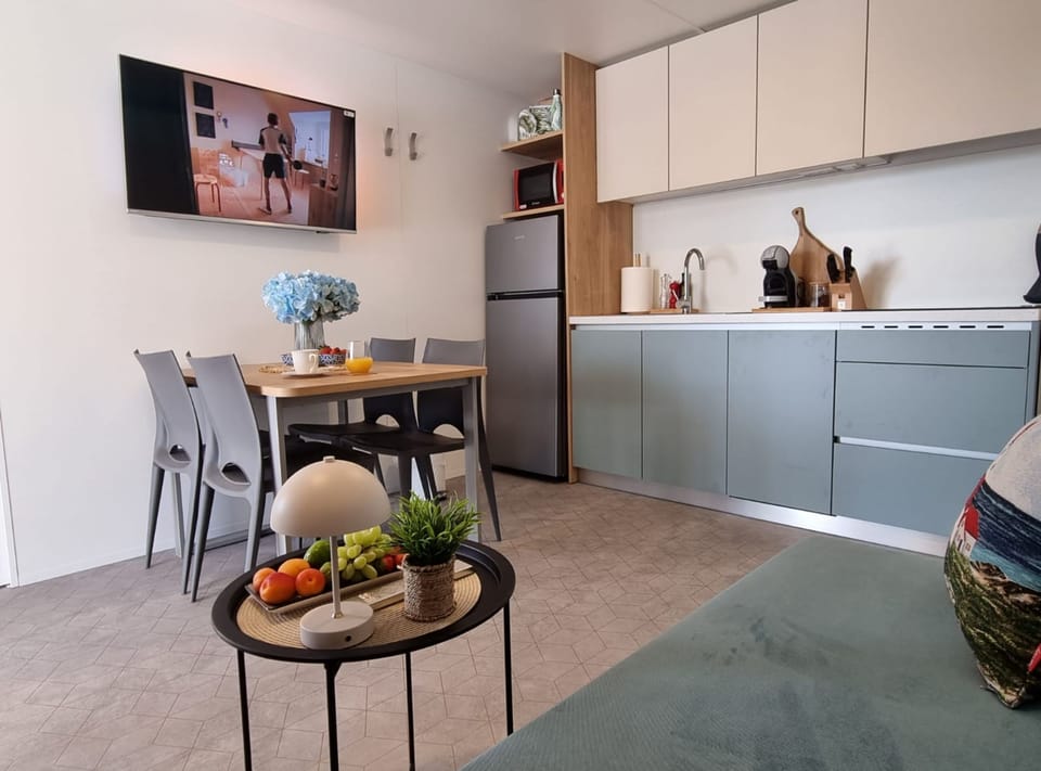 House (Two Bedroom Mobile Home) | Private kitchen | Fridge
