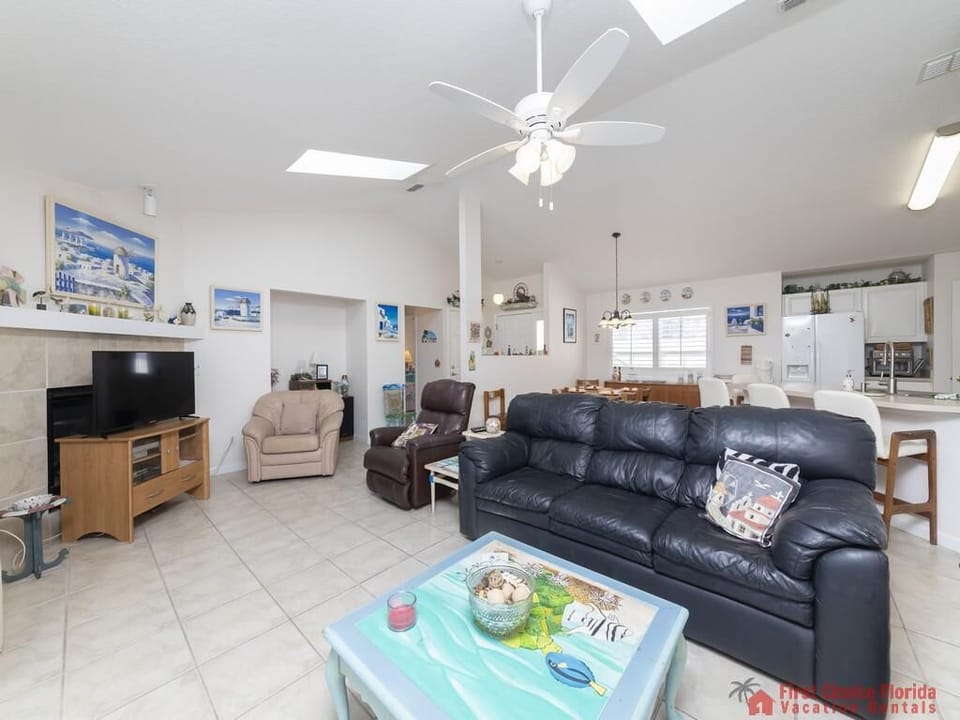 Athena By The Sea Living Room with TV