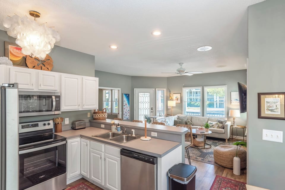 Open layout kitchen