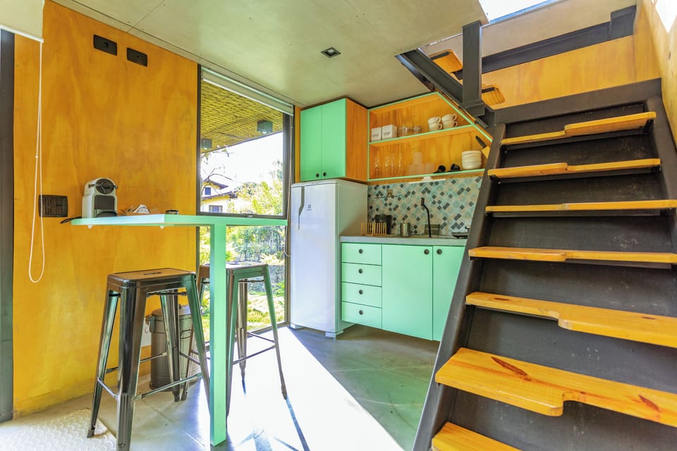 Exclusive Studio, Garden View | Private kitchen | Espresso maker, fridge, microwave, stovetop