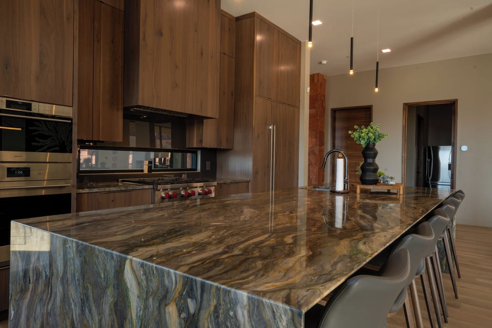 Chef Kitchen with Wolfe and Subzero appliances. 2 dishwashers, fully stocked pots, pans, plates, etc. for dinner parties. Easy for private chef use.