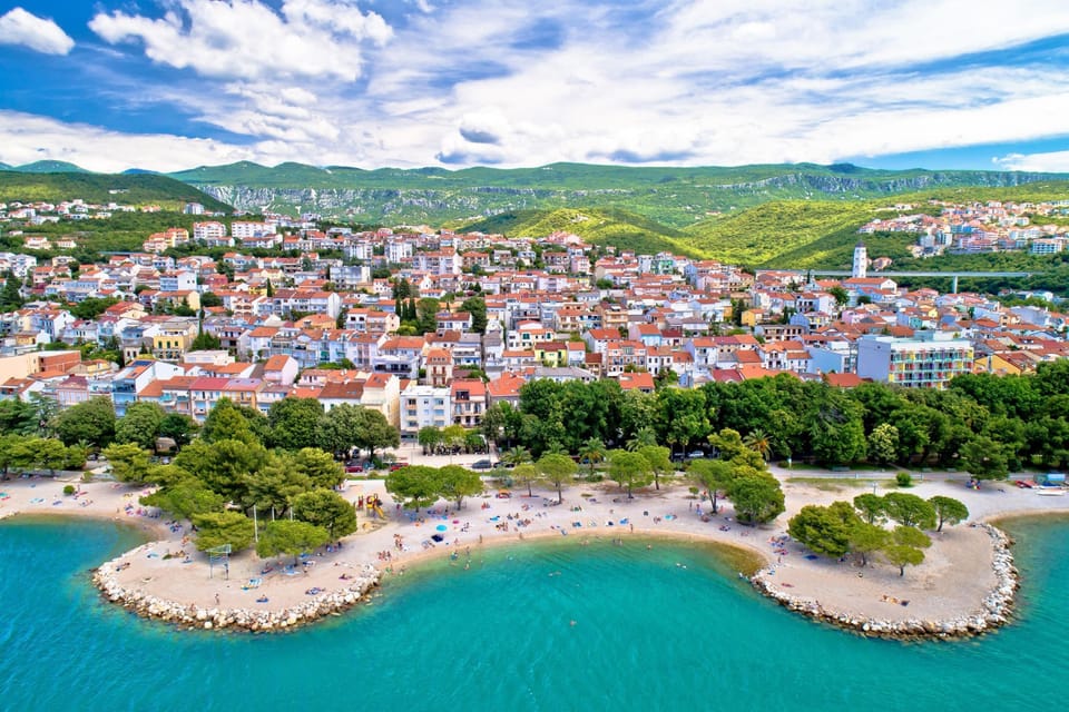 Crikvenica from air