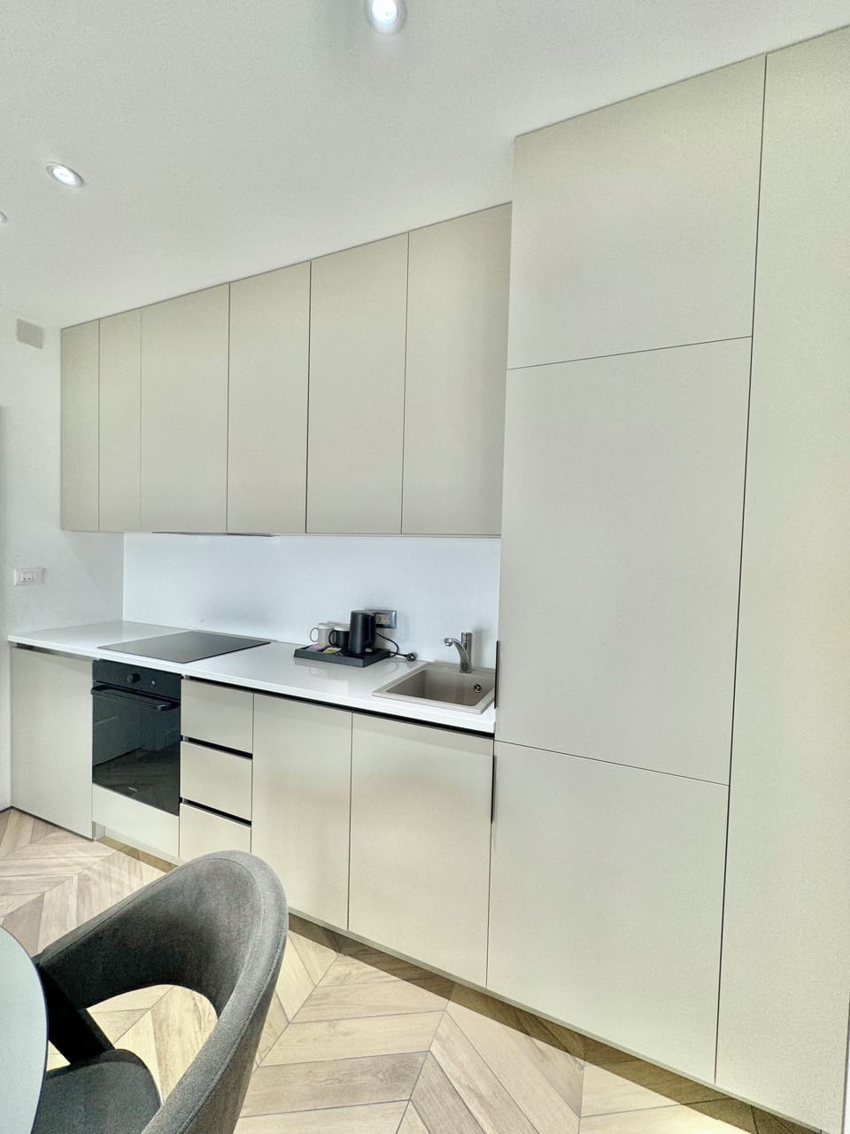 Deluxe Suite | Private kitchen | Espresso maker, coffee/tea maker, electric kettle, paper towels