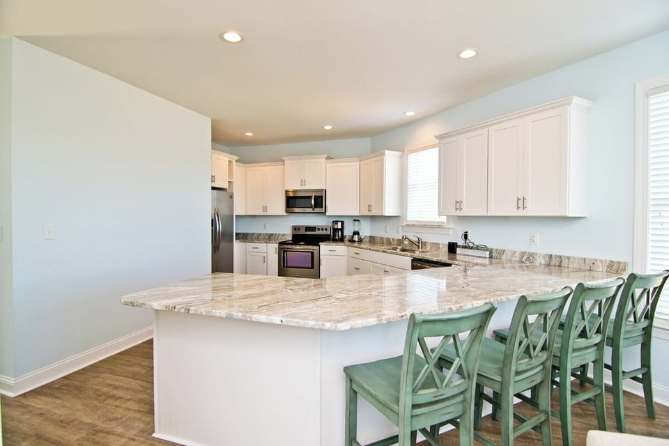 Kitchen with Bar Seating