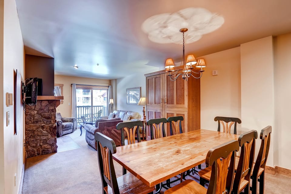 Share meals and laughs at the dining table.
