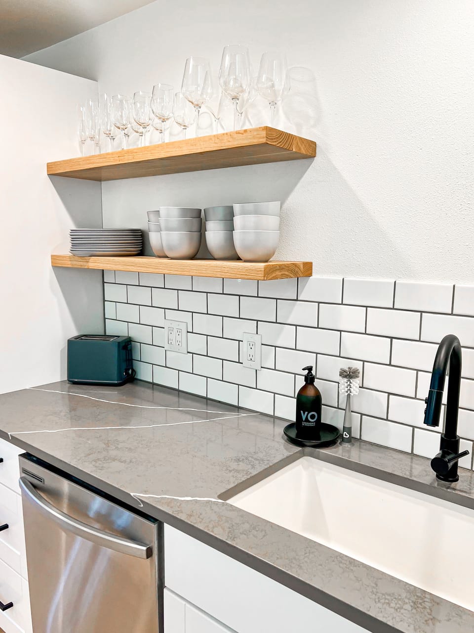 Fully stocked kitchen 