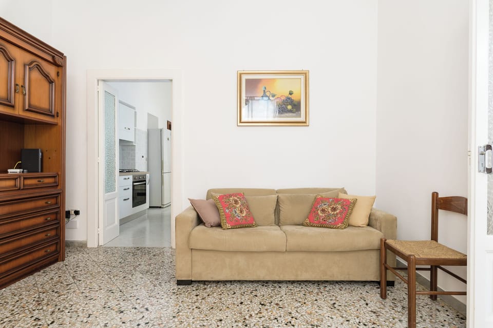 Apartment | Living area | 32-inch flat-screen TV with cable channels