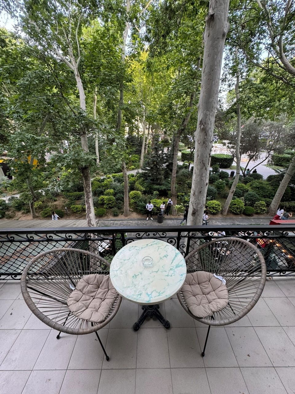 City Apartment, Park View | Balcony view