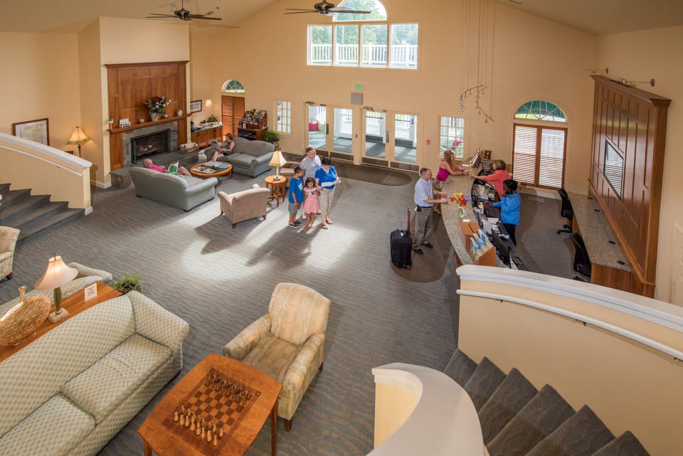 Lobby sitting area