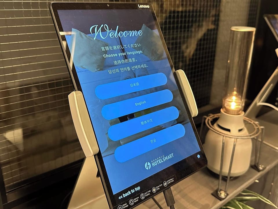 ・Check-in is available in various languages
