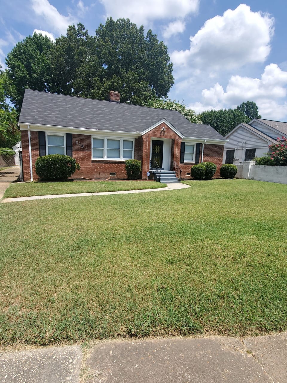 House and landscaping