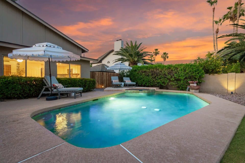 Take an Evening Dip in the Amazing Pebble Tec Pool