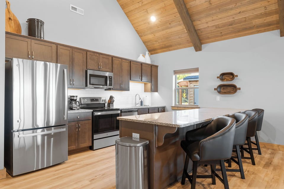 Fully stocked kitchen ready for cooking!