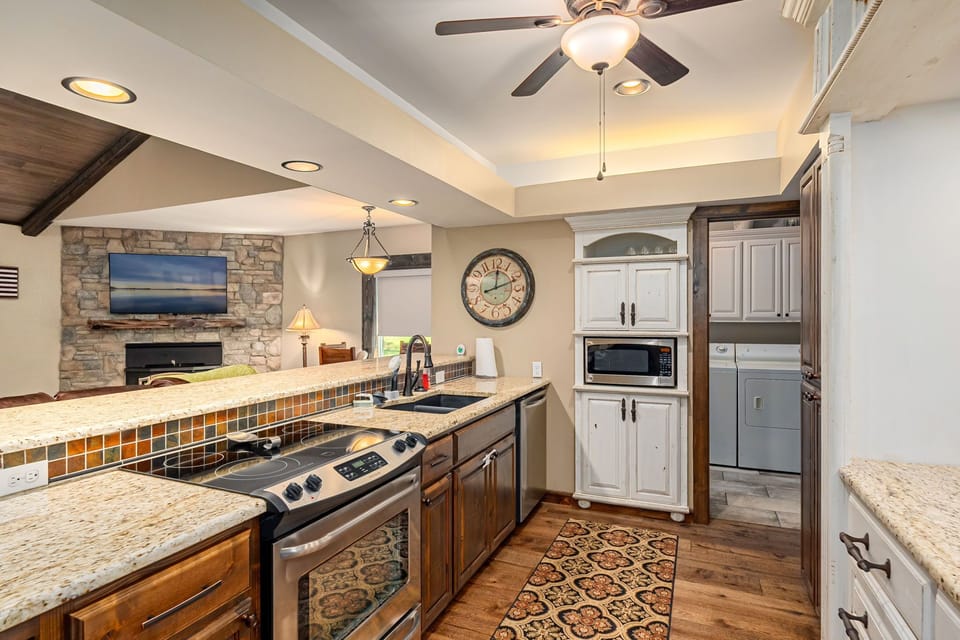 Laundry room is just off kitchen