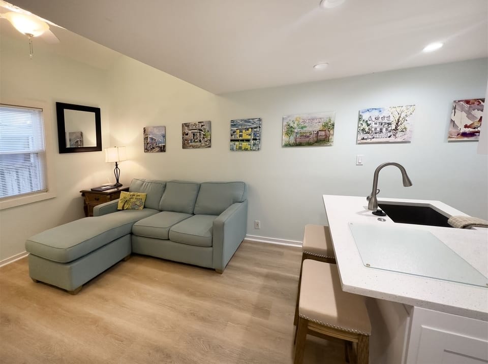 Living Room and Breakfast Bar